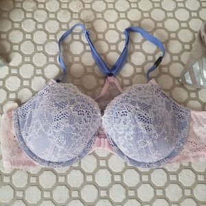 New VS Dream Angels Bra, Rcerback, 36B